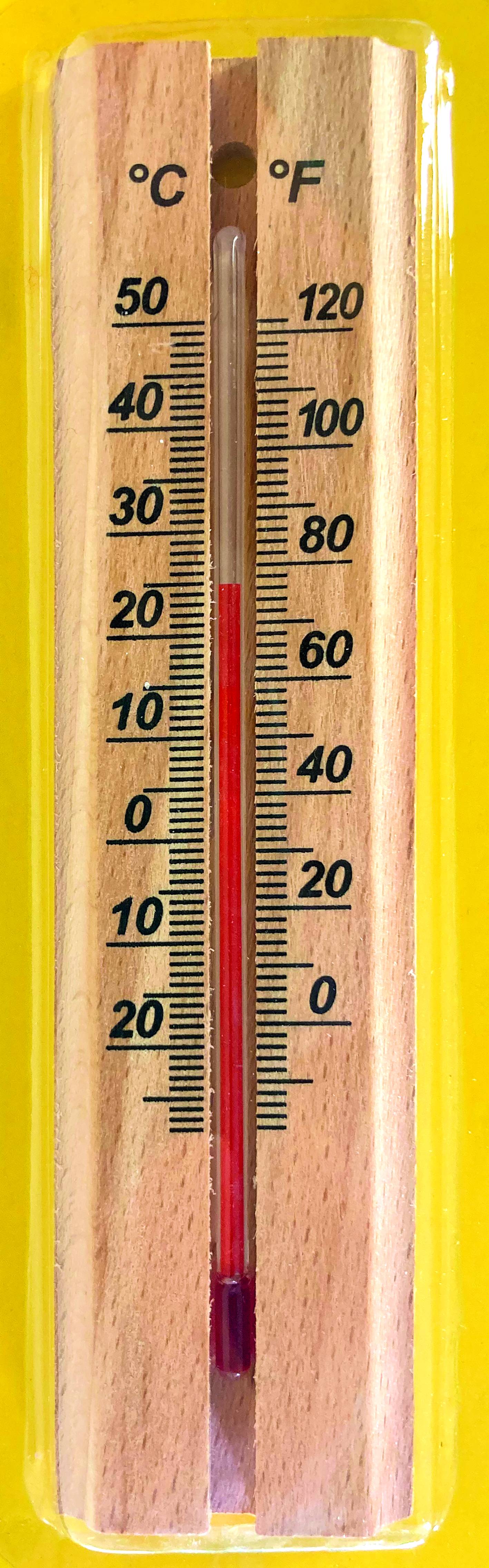 TERMOMETRO DA PARETE IN LEGNO