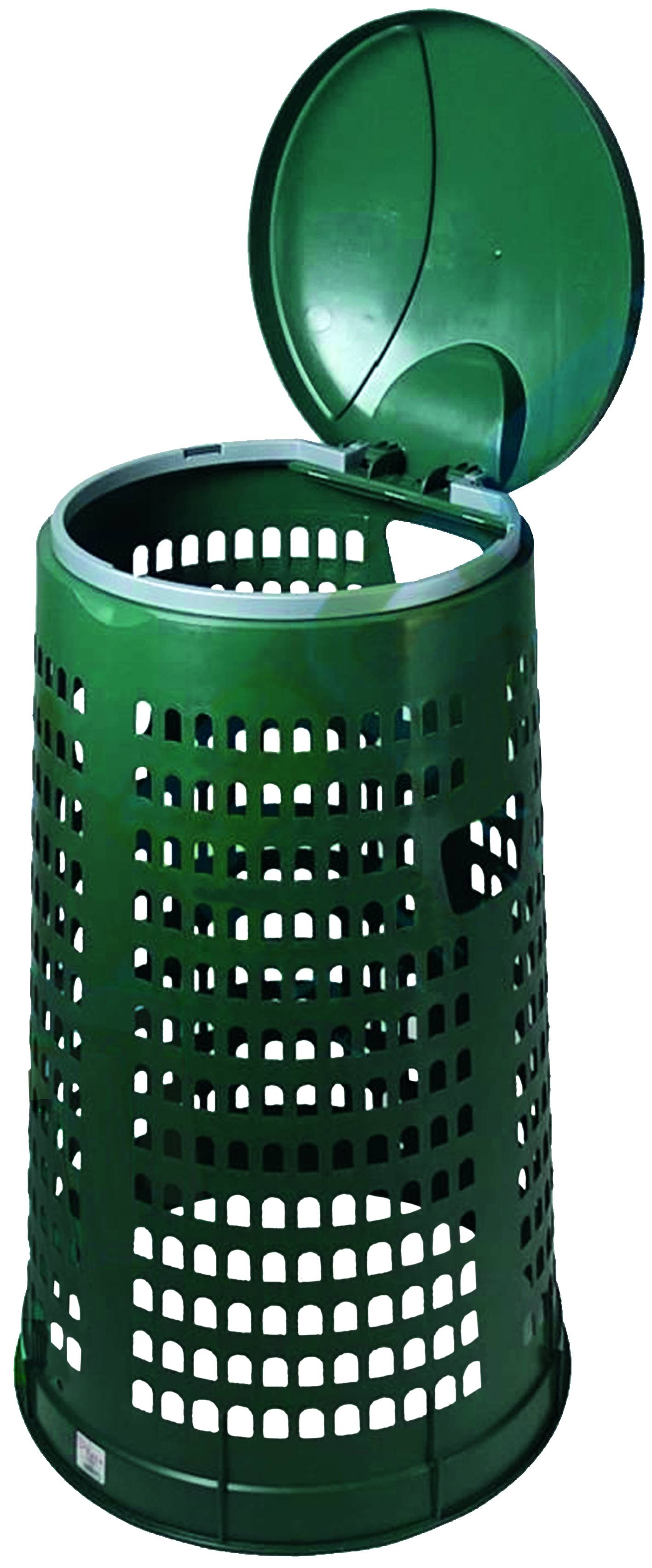 BIDONE TRESPOLO CON COPERCHIO