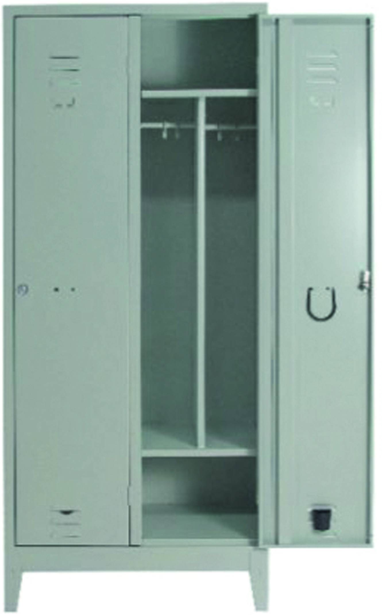 ARMADIO METALLICO SPORCO/PULITO DOPPIO