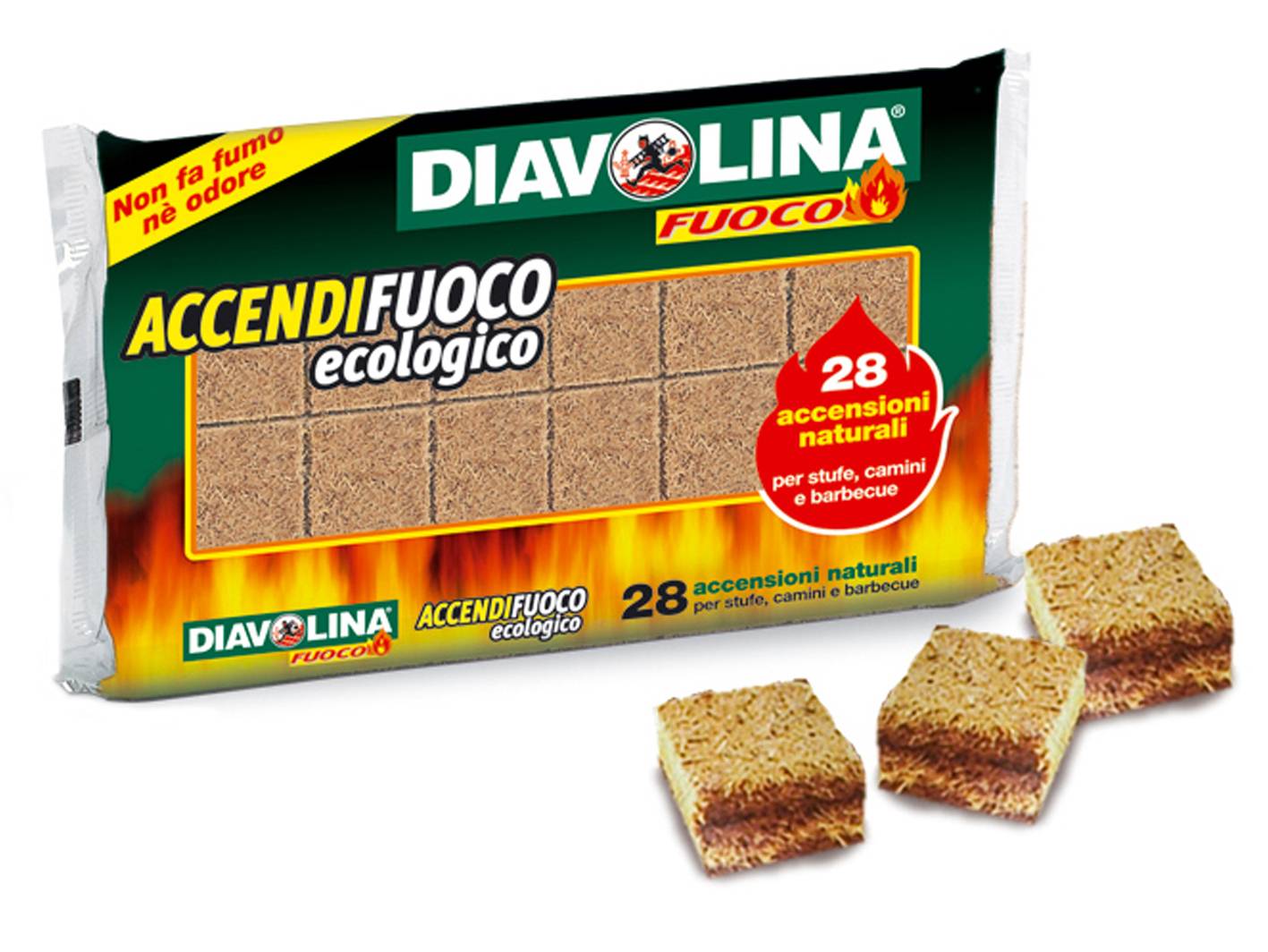 DIAVOLINA ACCENDIFUOCO ECOLOGICO