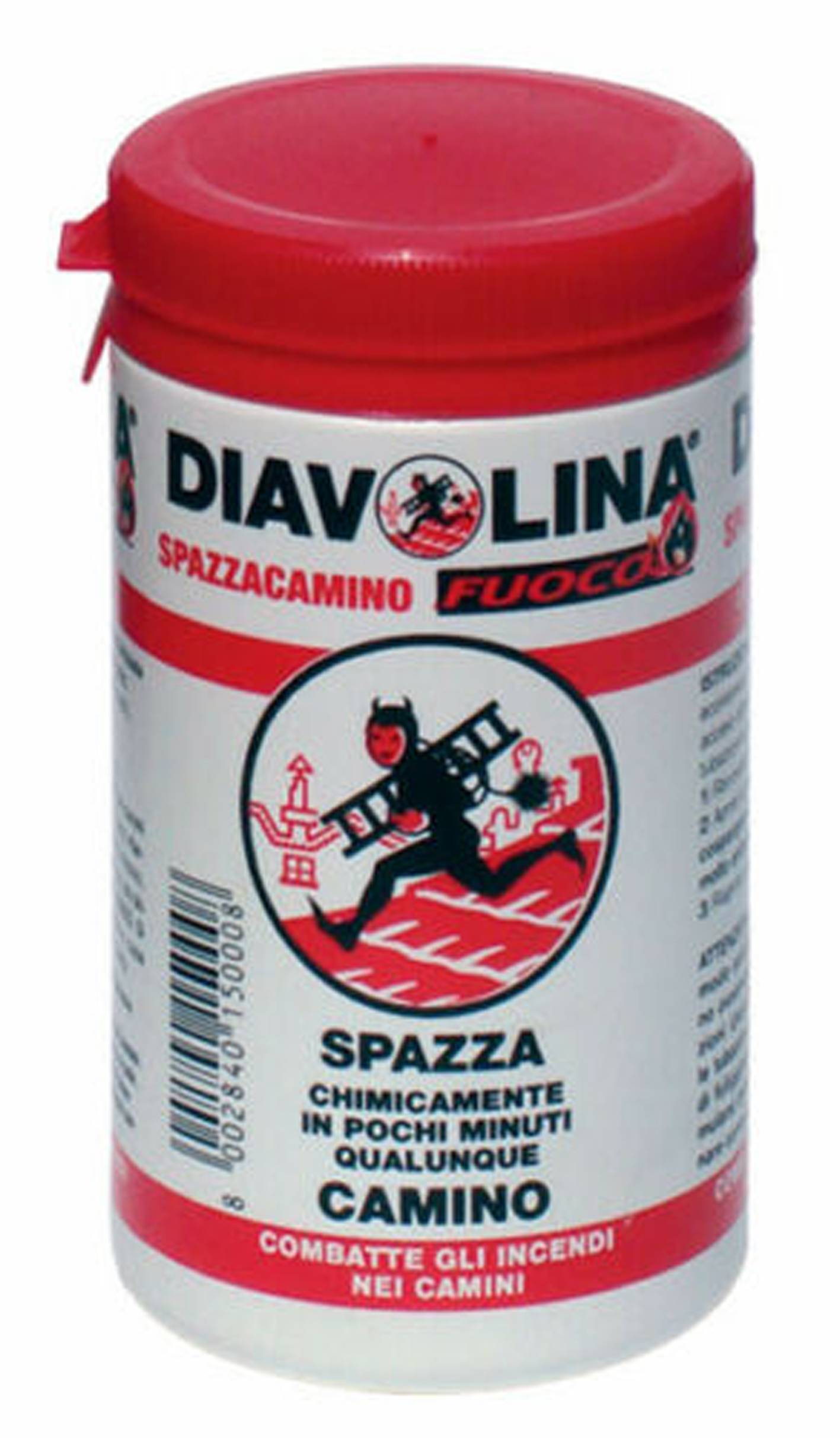 DIAVOLINA SPAZZACAMINO POLVERE