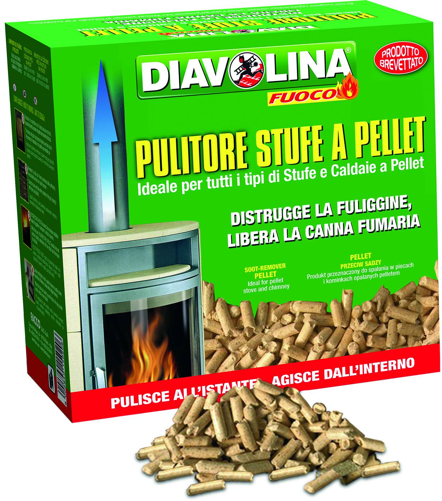 DIAVOLINA PELLET SPAZZACAMINO