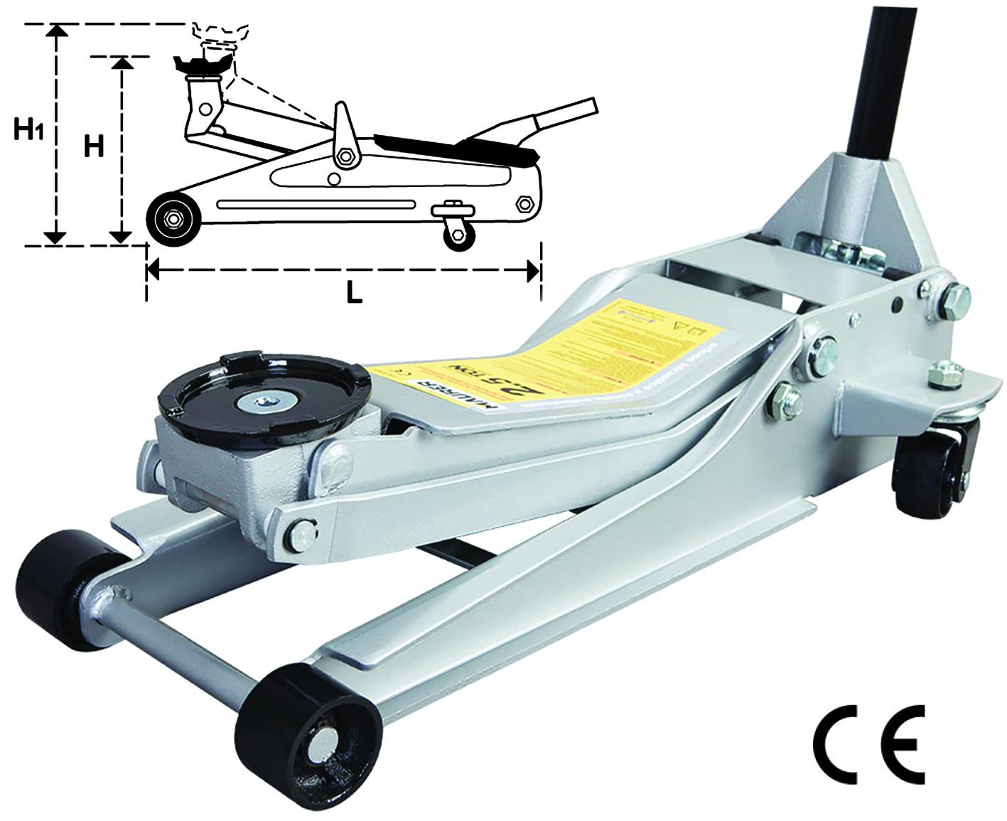 CRICCO IDRAULICO A CARRELLO